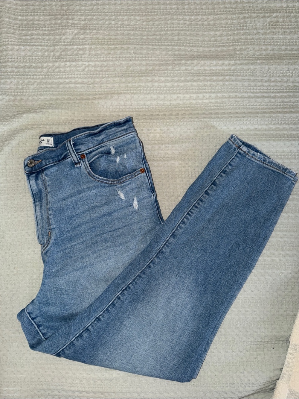 abercrombie and fitch the super skinny ankle high rise